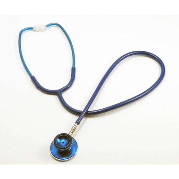 ケンツメディコ ダブル聴診器(ダブルタイプ 内バネ式)ブルー 軽量 ベーシック 日本製 NO.120 1個（直送品）
