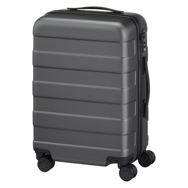 【MUJI】ハードキャリーケース 36L（中古品） 中古 ファッション 無印良品 ハードキャリーケース 36L グレー