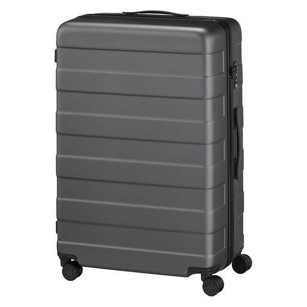 無印良品 バーを自由に調節できる　ハードキャリーケース（１０５Ｌ）① 無印良品 バーを自由に調節できる ハードキャリーケース