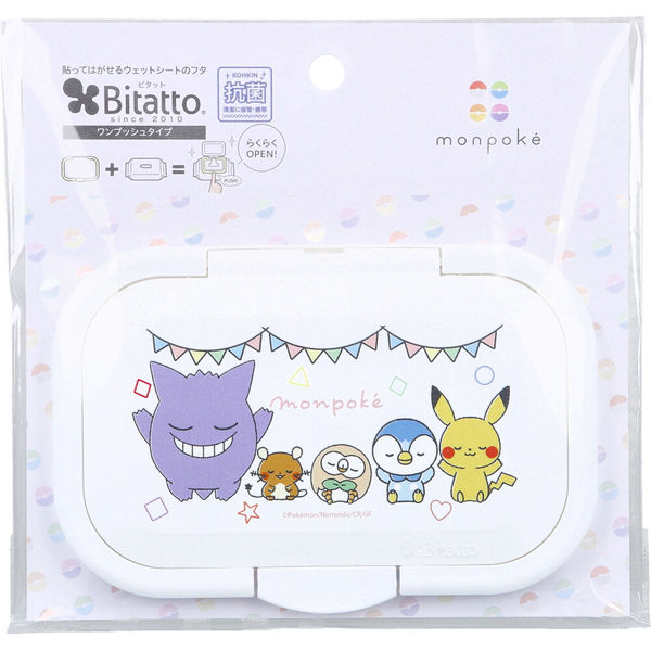 ビタットジャパン ビタット 貼ってはがせるウェットシートのフタ モンポケ ハッピースリープ 1個入 4562384609003 1個（直送品）