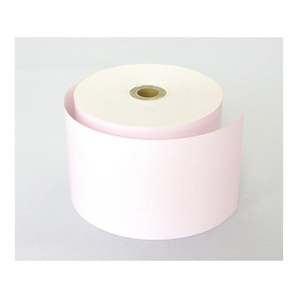 小林 カラーサーマルロール 片面 8巻入 ピンク 230-04001009 1箱(8巻) 63-5183-18（直送品）