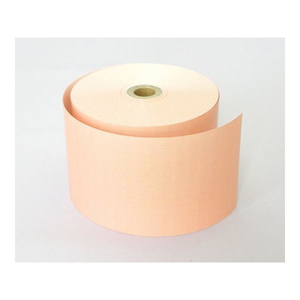 小林 カラーサーマルロール 片面 8巻入 オレンジ 230-04003009 1箱(8巻) 63-5183-20（直送品）