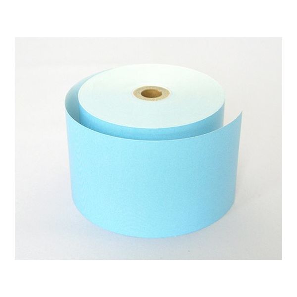 小林 カラーサーマルロール 片面 8巻入 青 230-04006009 1箱(8巻) 63-5183-23（直送品）