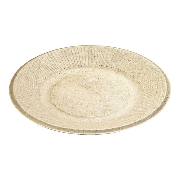 ダイモン ムギ・タケ プレート(50枚入)21cm AGM-09 1枚(50枚) 67-5740-59（直送品）