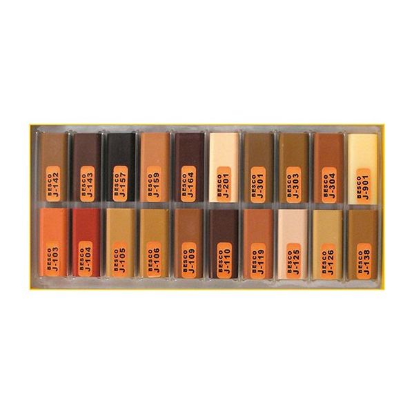 ベスコ ハードワックスージェイ スタンダードセット (20色) 62-8132-33 1セット（直送品）