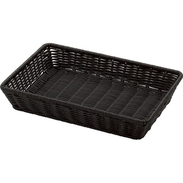 トーダイ PP 角型 ビュッフェバスケット 42型 BB-4228-BK 1個 65-3878-37（直送品）