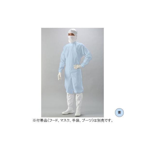 ガードナー IEC規格対応ESD対策超制電 続き服(青)4Lサイズ LE1105-2 1枚 68-4070-23（直送品）