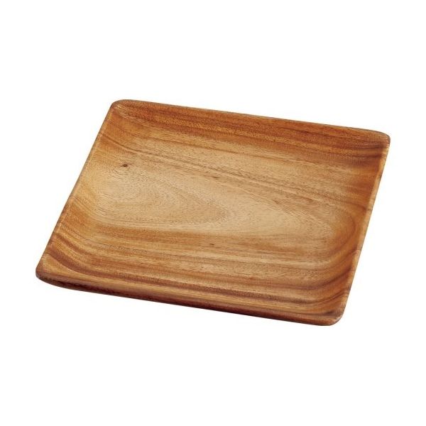 萬洋 アカシア スクエアプレート PAK1301 1枚 62-6736-89（直送品）