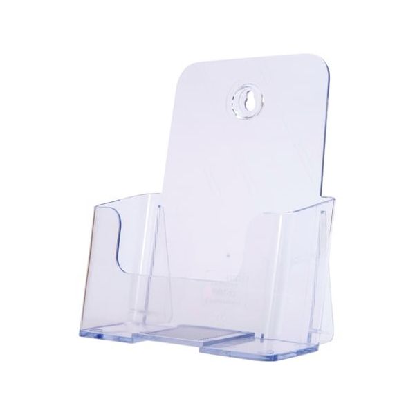 アズワン ツーウェイパンフレット立て 透明 パンフレットスタンドA5 1段 68-0986-87 1個（直送品）