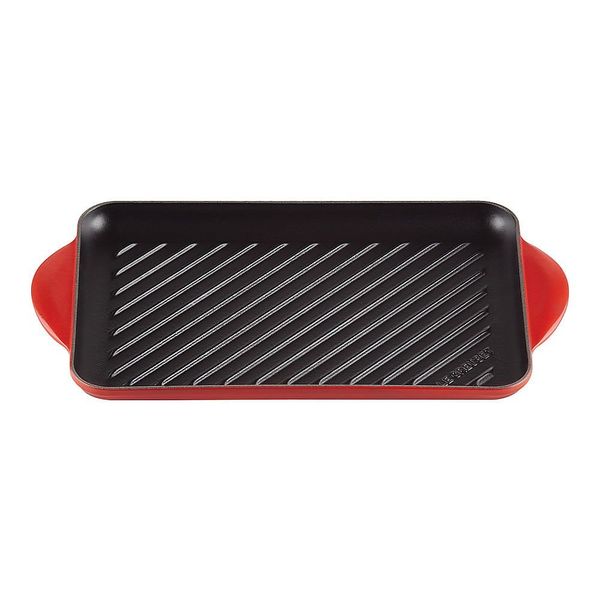 ル・クルーゼ ジャポン グリル・レクタンギュラー 32cm Cレッド 20202 1個 67-5728-82（直送品）