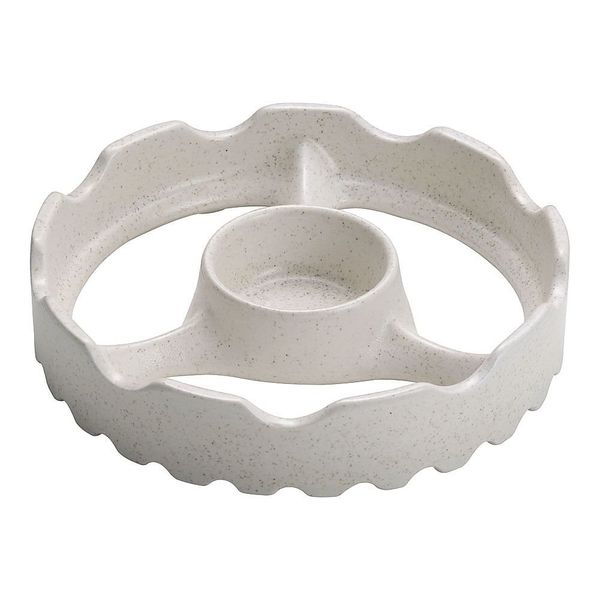 東彼セラミックス 温度センサー付きガスコンロ用焼き台 15cm(ミニ)ホワイト 65-3873-66 1個（直送品）