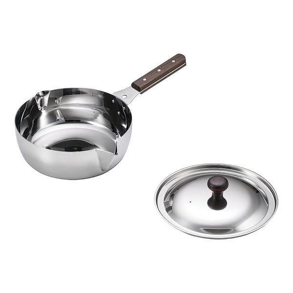 玉虎堂製作所 MA STカラス口パン 蓋付(目盛付)22cm 65-3868-59 1個（直送品）