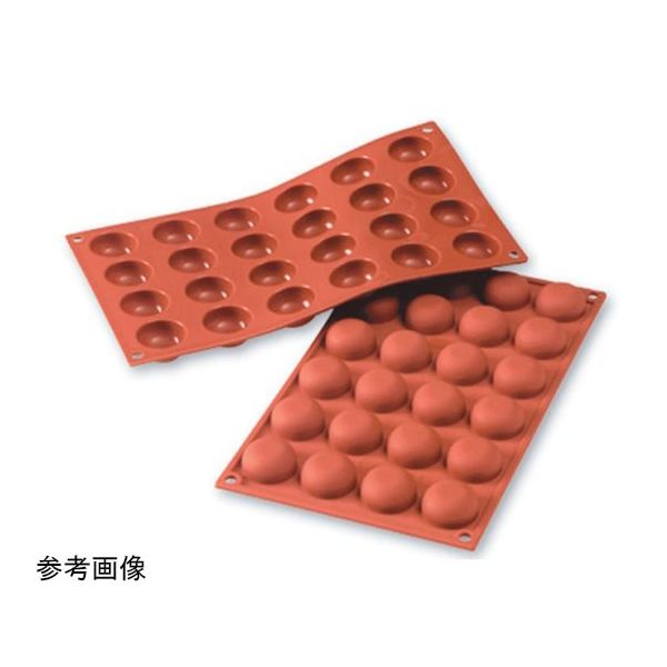 スギコ産業 シリコンベーキングモルド ポンポネット型 24ヶ取 67-6905-49 1個（直送品）