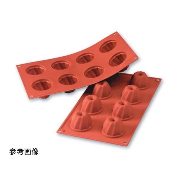 スギコ産業 シリコンベーキングモルド クグロフ 6ヶ取 67-6905-57 1個（直送品）