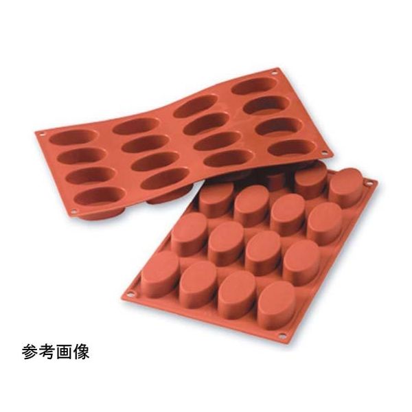 スギコ産業 シリコンベーキングモルド オーバル 8ヶ取 67-6905-65 1個（直送品）