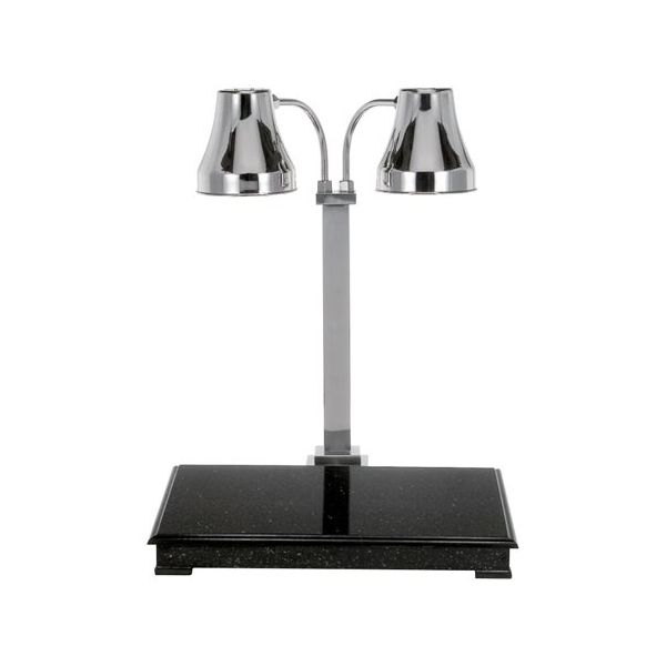 スギコ産業 ヒートランプウォーマー(御影石スタンド)2灯式 67-6919-94 1個（直送品）