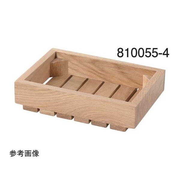 アズワン ウッドトレイ 370×265×60mm 67-6922-72 1個（直送品）