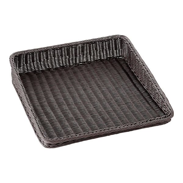 萬洋 樹脂製ディスプレイバスケット 傾斜型 45型 45号 ダークブラウン 91427C 1個 67-5741-99（直送品）