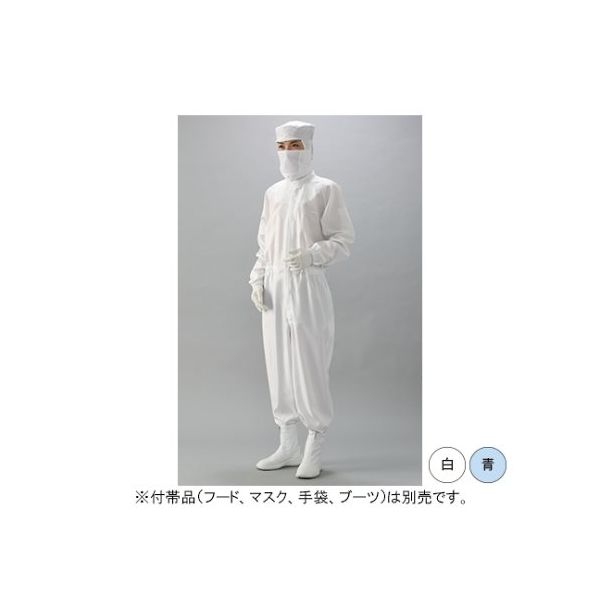 ガードナー IEC規格対応ESD対策制電 続き服(白)5Lサイズ LF1020-1 1枚 68-4070-30（直送品）