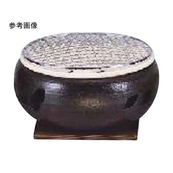 スギコ産業 伊勢炭焼水コンロ(黒)φ300×120mm 67-8142-84 1個（直送品）