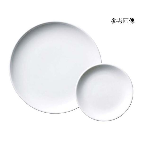 スギコ産業 シノワ白磁 丸皿 25cm 67-8152-59 1個（直送品）