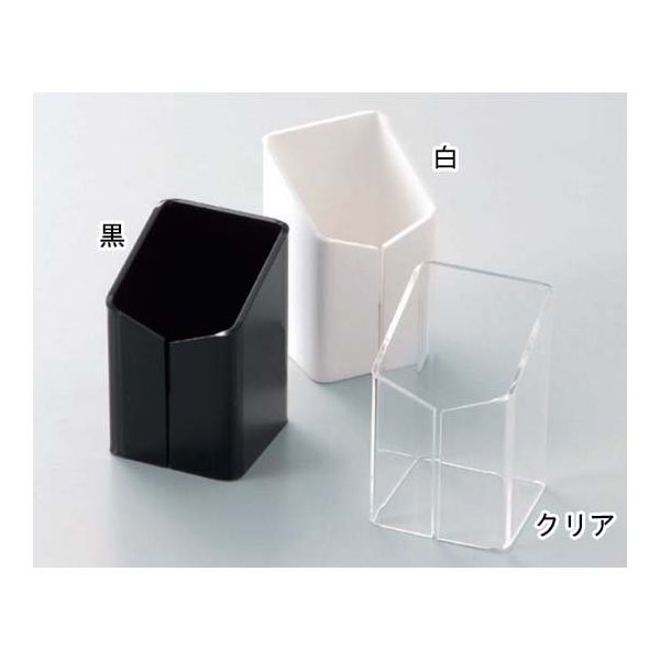 えいむ アクリル四角伝票立て クリア DT-9 1個 67-8161-18（直送品）