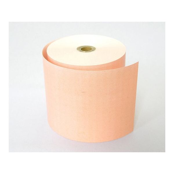 小林 カラーサーマルロール 片面 8巻入 オレンジ 230-04013009 1箱(8巻) 63-5183-44（直送品）