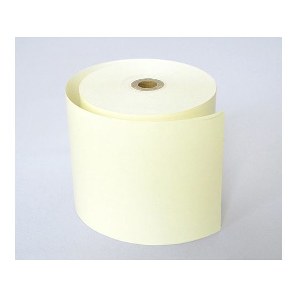 小林 カラーサーマルロール 片面 8巻入 クリーム 230-04014009 1箱(8巻) 63-5183-45（直送品）