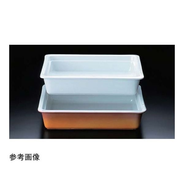 スギコ産業 ロイヤル ガストロノームパン No.625 1/2サイズ ホワイト 浅型 PB625-02 1個 67-6918-05（直送品）