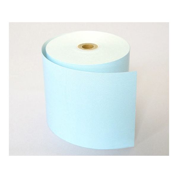 小林 カラーサーマルロール 片面 8巻入 青 230-04016009 1箱(8巻) 63-5183-47（直送品）