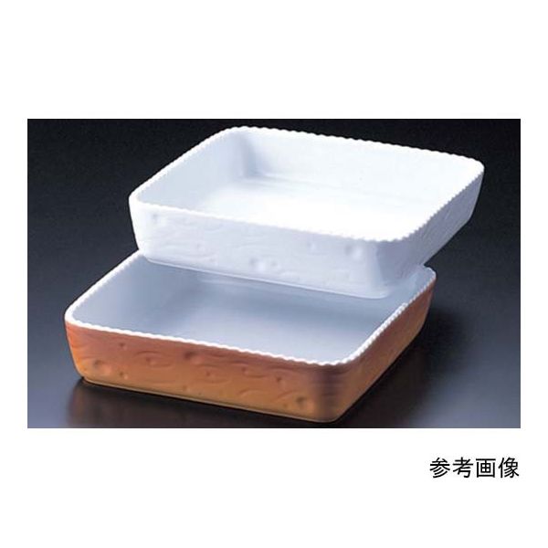 スギコ産業 ロイヤルオーブンウェアー 正角型グラタン皿 No.600 25cm カラー 67-8151-98 1個（直送品）