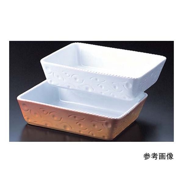 スギコ産業 ロイヤルオーブンウェアー 長角深型グラタン皿 No.520 32cm ホワイト 67-8152-02 1個（直送品）