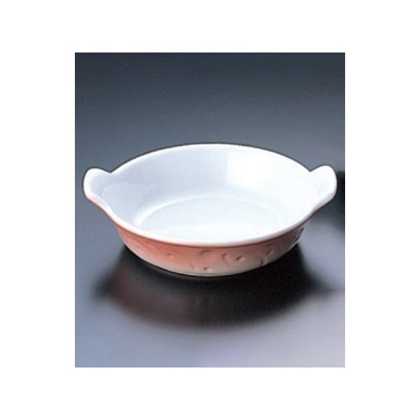 スギコ産業 ロイヤルオーブンウェアー 深型丸耳付グラタン皿 No.610 18cm カラー 67-8152-17 1個（直送品）