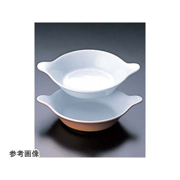 スギコ産業 ロイヤルオーブンウェアー 丸耳付グラタン皿(無地)No.602 15cm カラー 67-8152-19 1個（直送品）