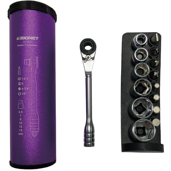 SIGNET シグネット 15点組 ミニラチェマルチソケット&ビット