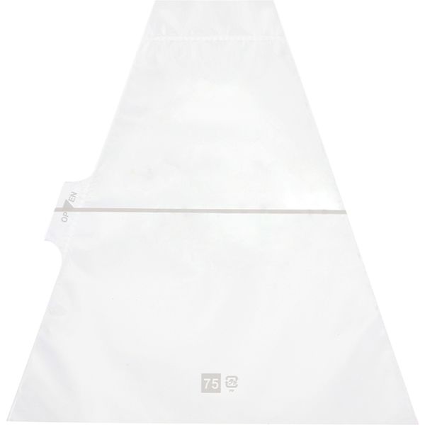 HEIKO サンドイッチ袋 75 横開きタイプ ライン 白 006770611 1セット(100枚入×10袋 合計1000枚)（直送品）