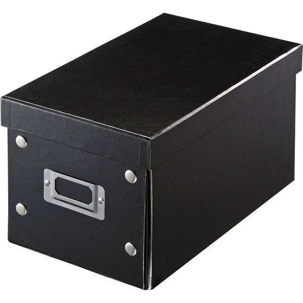 サンワサプライ 組み立て式CD BOX（ブラック） FCD-MT3BKN 1個