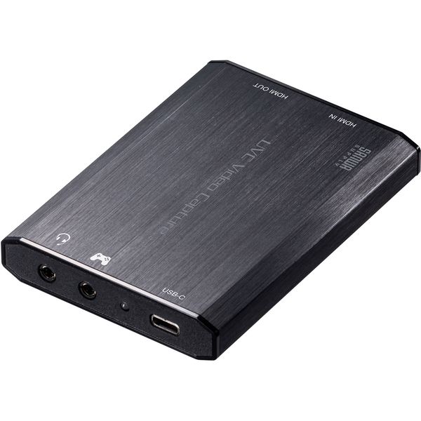 サンワサプライ HDMIキャプチャー（USB3.2 Gen1・4K パススルー出力