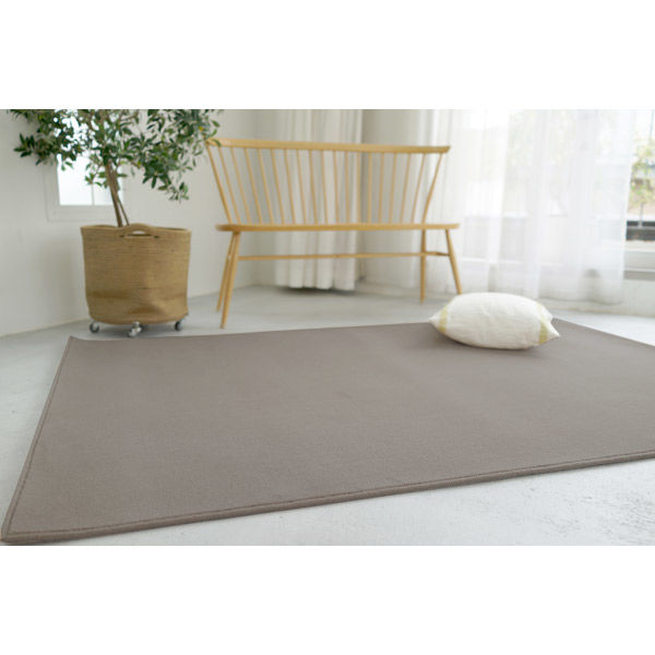 スミノエ コンシェルジュ WOOL REX 防炎 ラグ ウールレックス WR17 2500×3000mm アッシュブラウン 1枚（直送品）