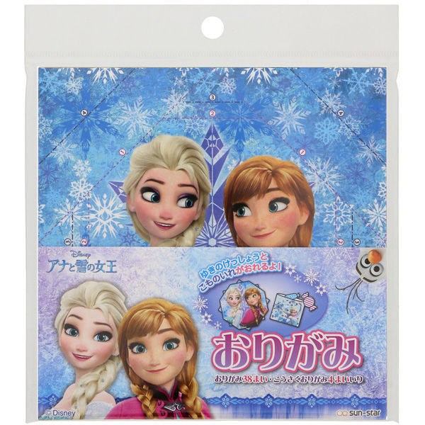 サンスター文具 おりがみ　Disney（ディズニー）　アナと雪の女王　Ｂ柄    　0800044B 10パック（直送品）