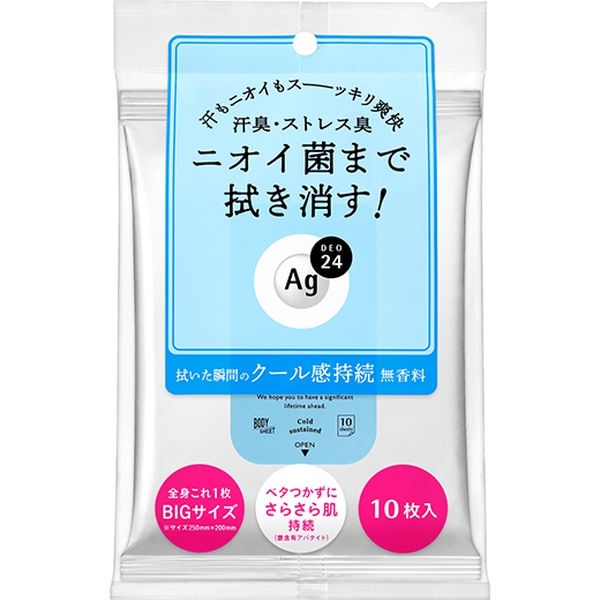 ファイントゥデイ エージーデオ24 クリアシャワーシート クール 775600 1セット（10枚×10個）