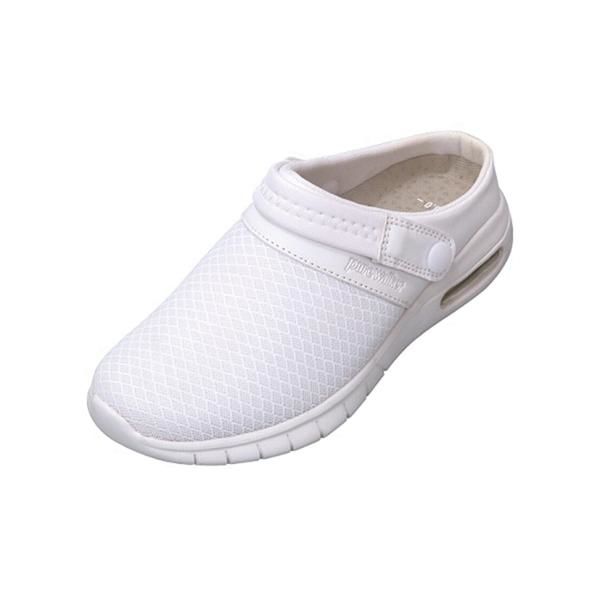【ナースシューズ/靴】ダイマツ ピュアウォーカースリッポンPW0501(ホワイト)25.0cm 1足（直送品）