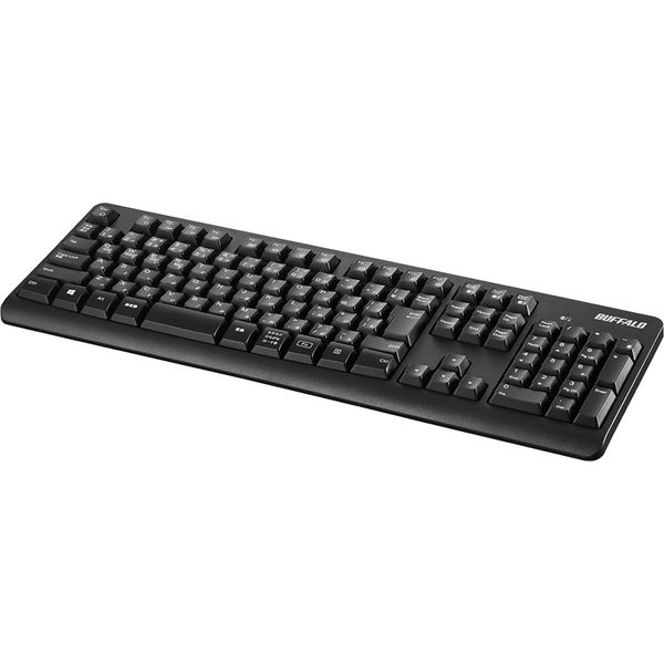 バッファロー Bluetoothキーボード スタンダード フル ブラック BSKBB100BK 1台（直送品）