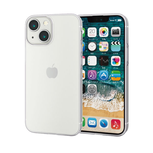 iPhone13 mini ケース カバー ソフトケース TPU 薄型 クリア PM