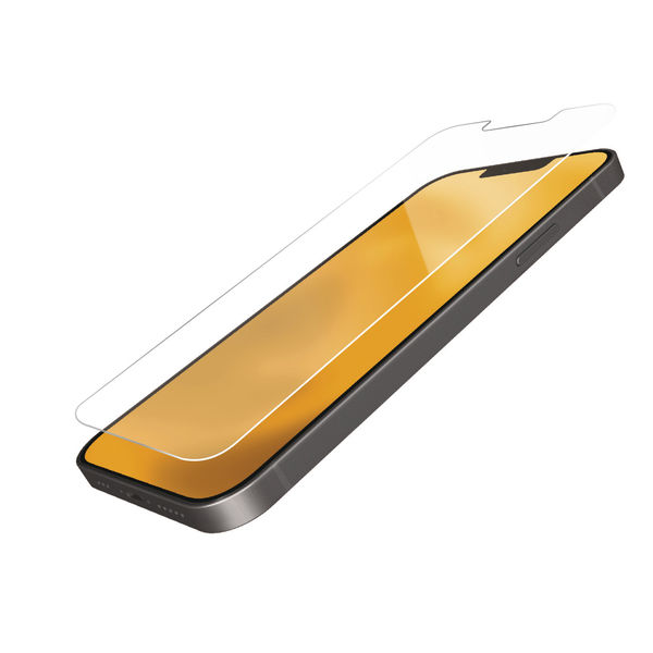 iPhone13 / iPhone13 Pro ガラスフィルム 高透明 指紋防止 PM-A21BFLGG エレコム 1個（直送品）