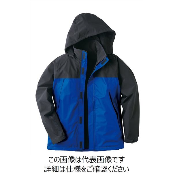 クロダルマ 防水軽防寒ジャケット ブルー L 54370-10-L 1枚 クロダルマ 防水軽防寒ジャケット ブルー L 54370-10-L 1枚