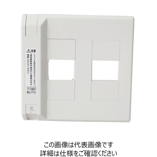 TERADA 光アウトレット2連 10個入 TD-1736-6 1袋（10個）（直送品）