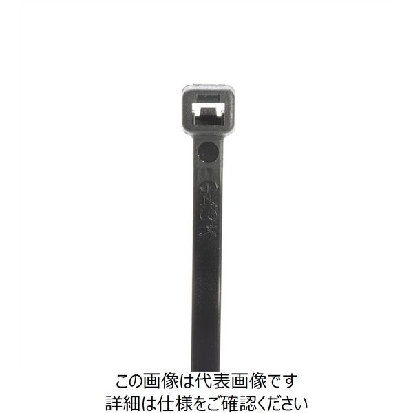 パンドウイット 耐候性ナイロン結束バンド 黒 長さ300mm 幅3.6mm