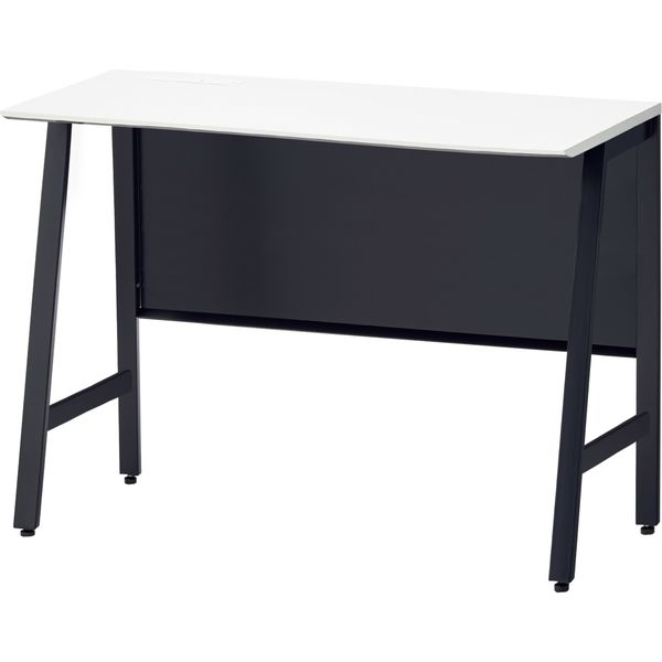 オカムラ VILLAGE VD-A　ハイテーブル　幅1200×奥行600×高さ1000mm　天板ホワイト/脚ブラック 1台（取寄品）