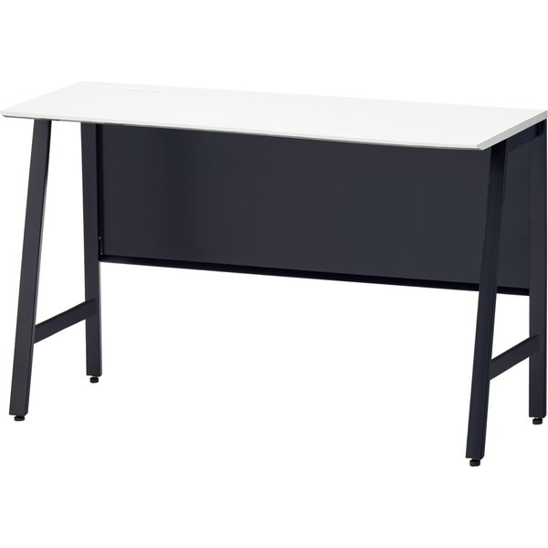 オカムラ VILLAGE VD-A　ハイテーブル　幅1400×奥行600×高さ1000mm　天板ホワイト/脚ブラック 1台（取寄品）